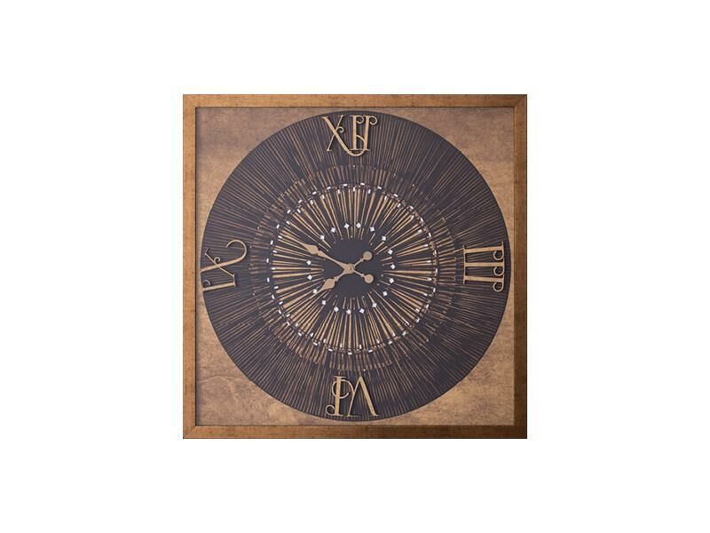 ALTIN ESKİTME SAAT 80X80CM