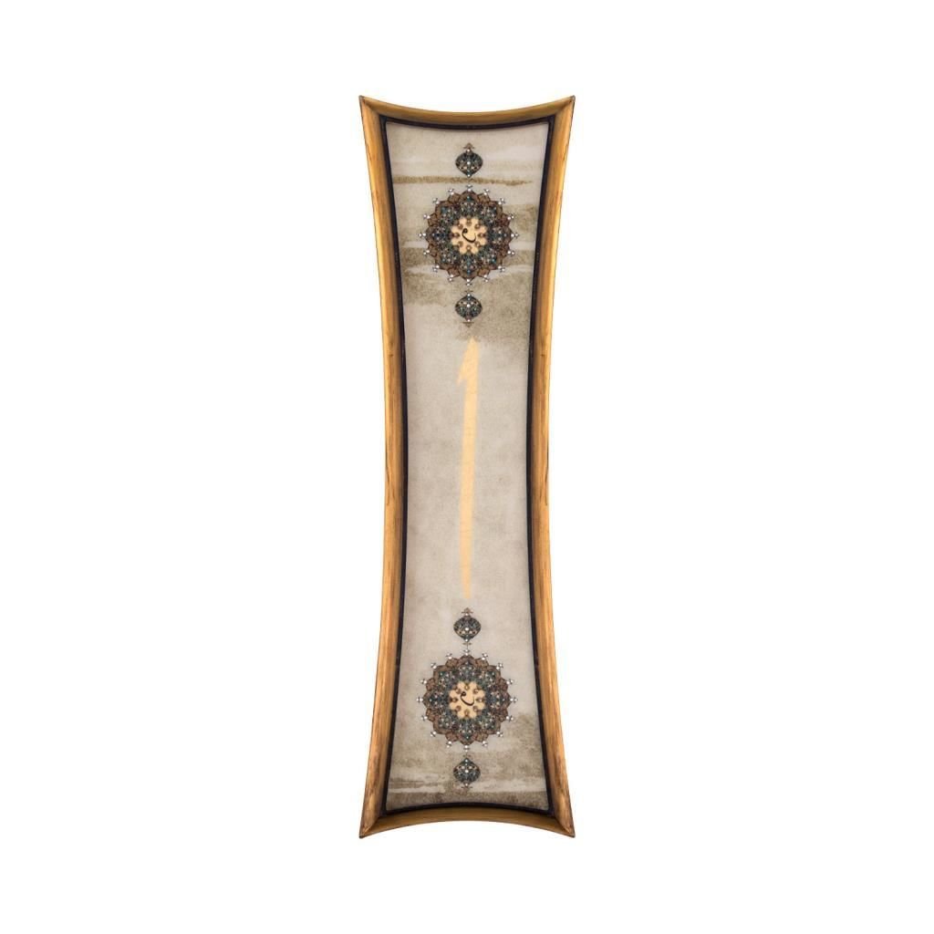 ALTIN ESKİTME VAV HARFİ TABLO 30X107CM