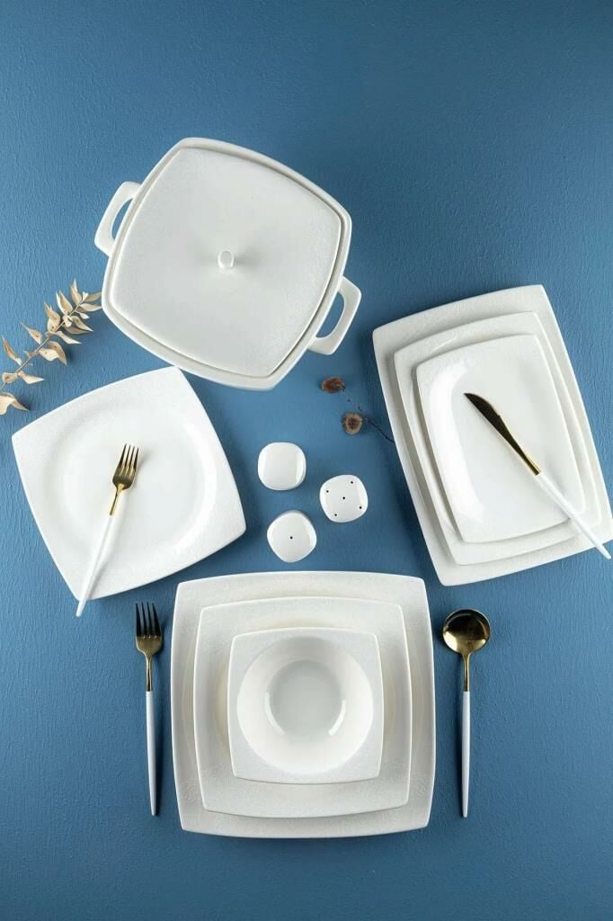 AROW ANNABEL 12 KİŞİLİK 60 PARÇA YEMEK TAKIMI