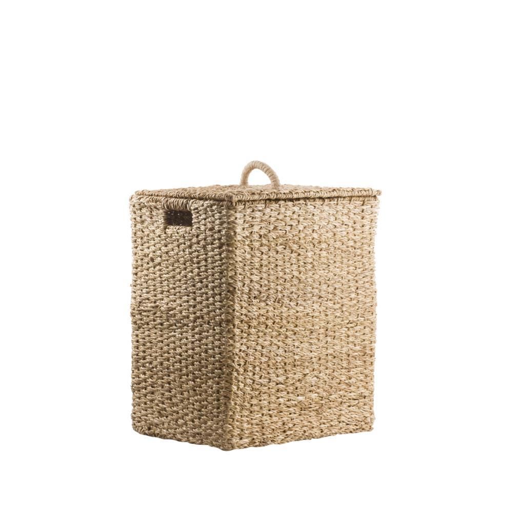 HASIR NATURAL ÇAMAŞIR SEPETİ 41X32X53CM