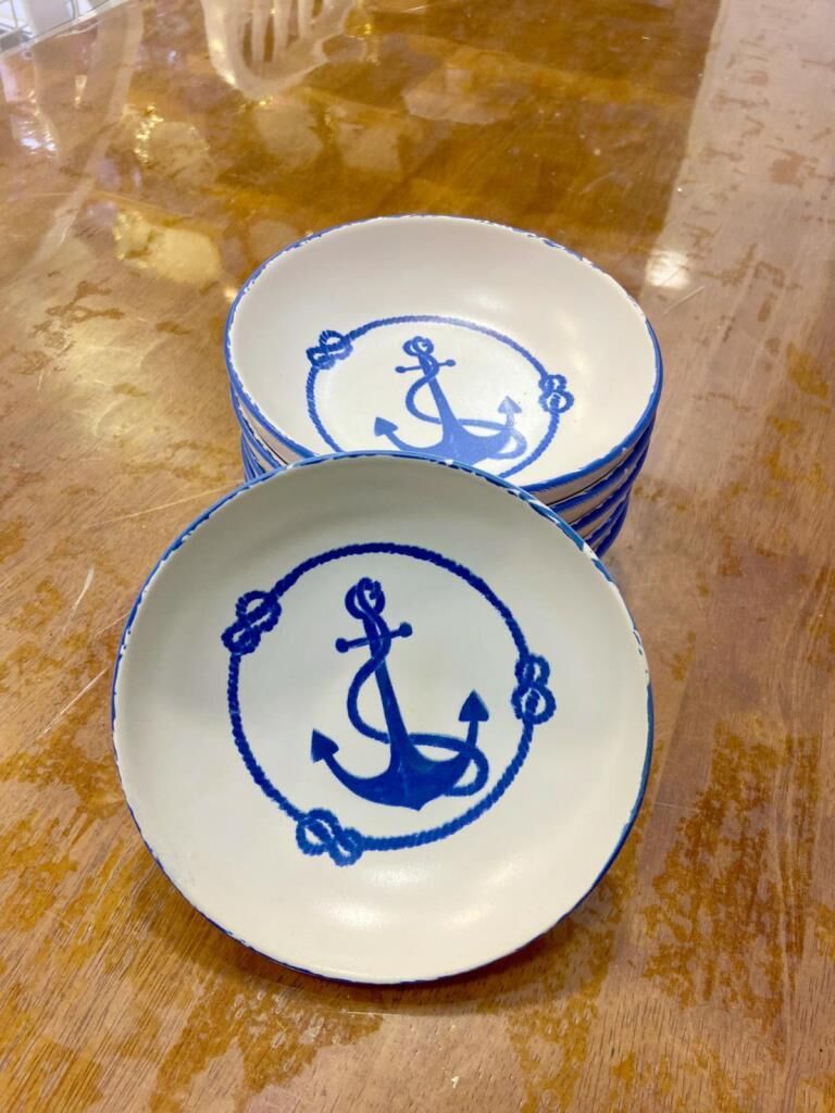 MARİN TEMALI 6'LI SOSLUK/ÇEREZLİK 13CM