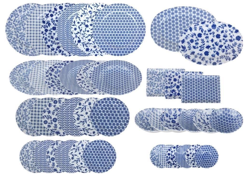 BLUE DESEN 41 PARÇA SERVİS SETİ
