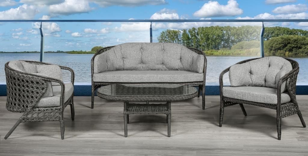 GRİ AQUAMARIN BAHÇE SETİ