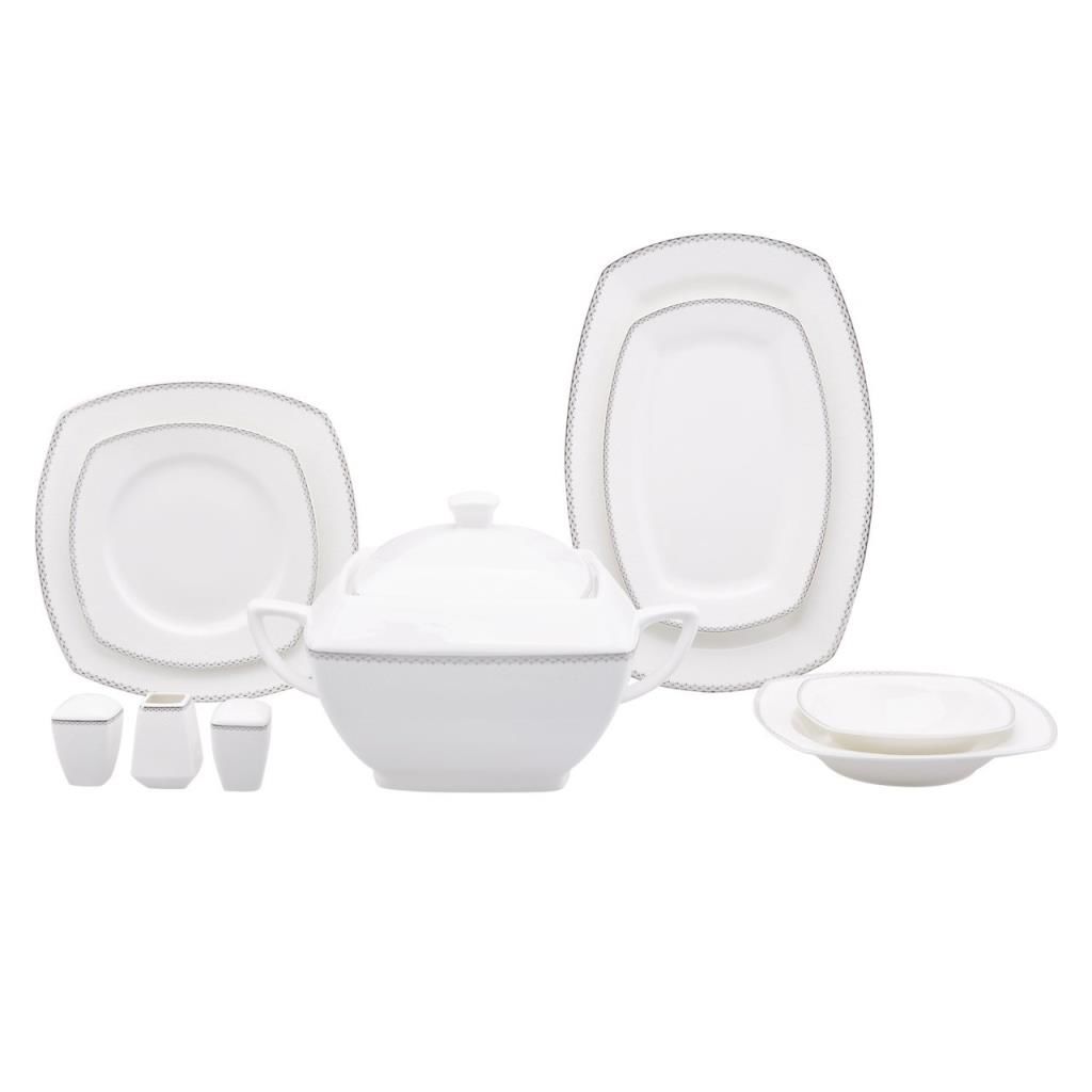 KARACA LORELLA 60 PARÇA NEW BONE KARE YEMEK TAKIMI