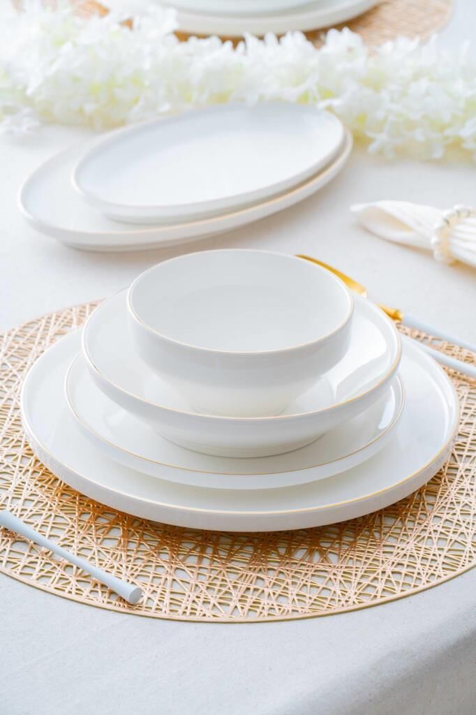 GOLDEN CORE 6 KİŞİLİK 27 PARÇA YEMEK TAKIMI