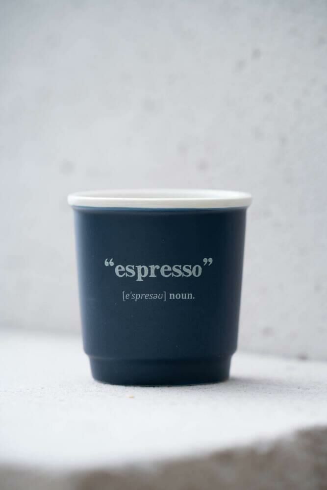 BLUSH LACİVERT TEKLİ ESPRESSO/KAHVE FİNCANI 90ML