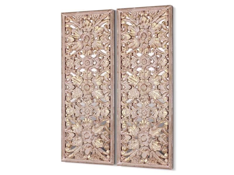 AHŞAP ESKİTME 2'Lİ DUVAR PANO 46X122CM