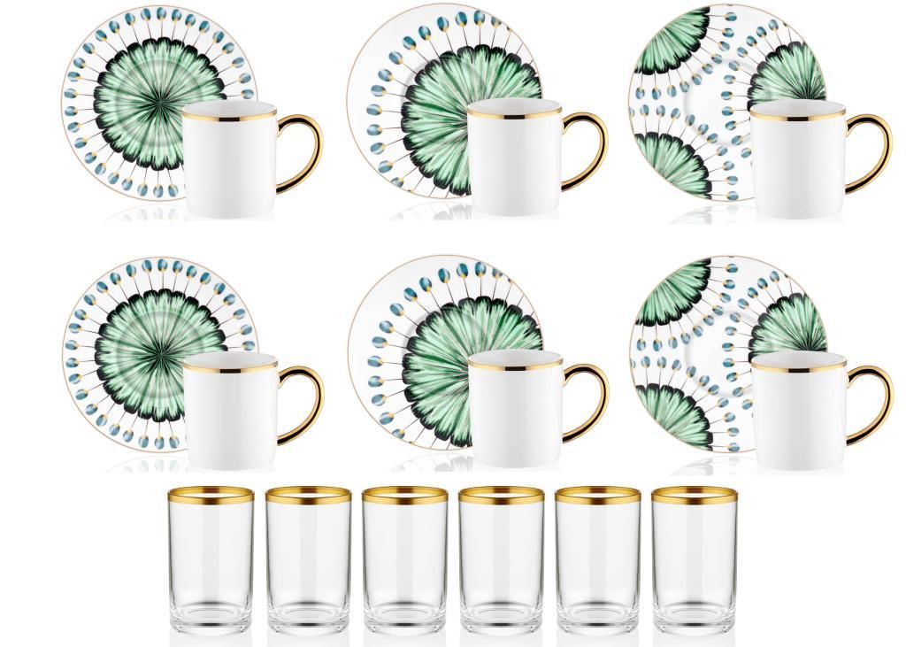 DAINTY 6 KİŞİLİK FİNCAN&BARDAK SETİ