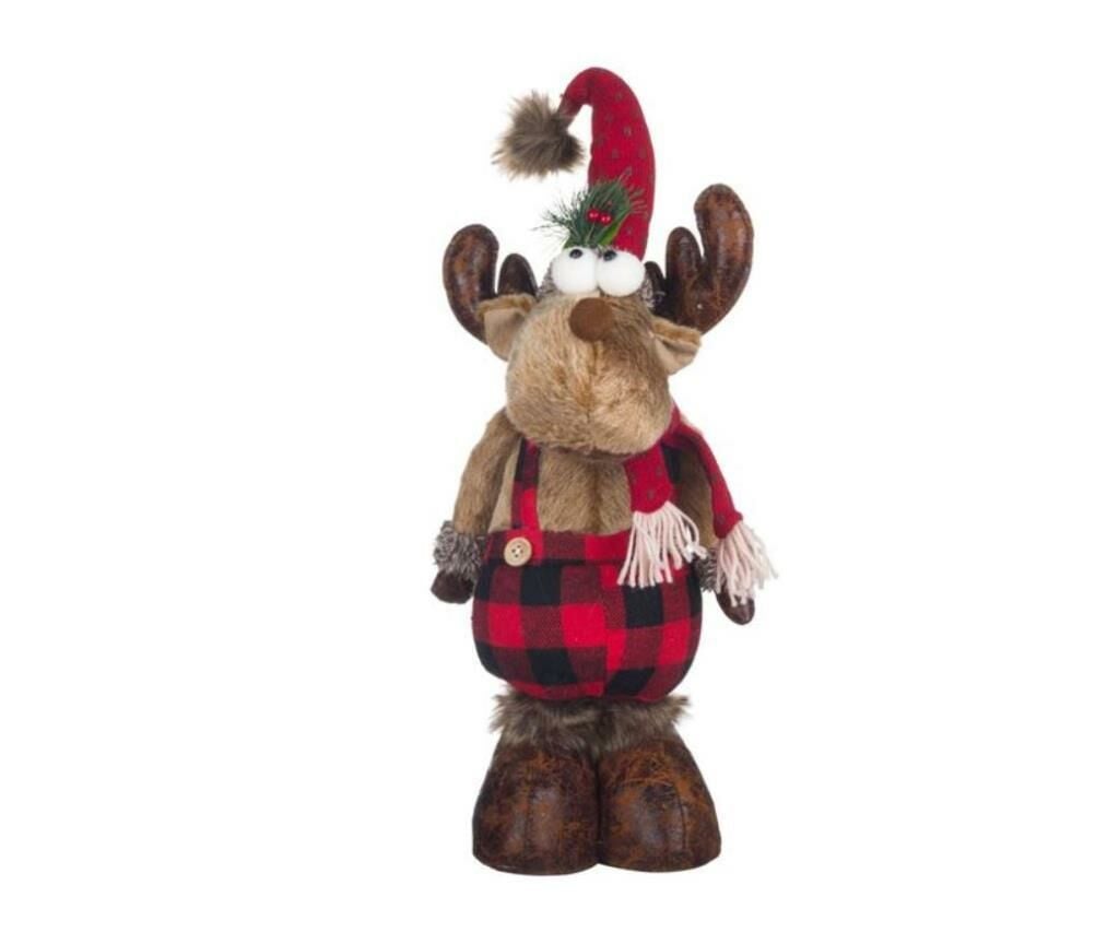EKOSE DESENLİ NOEL GEYİK DEKOR 45CM