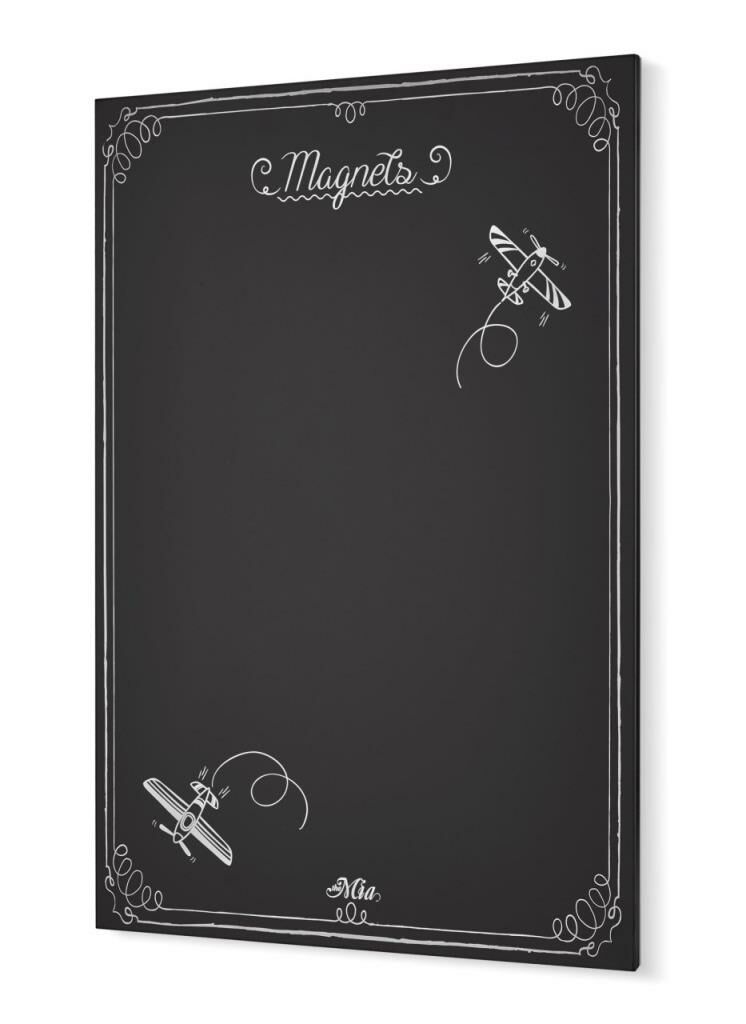 SİYAH MAGNET PANOSU 70X50 CM