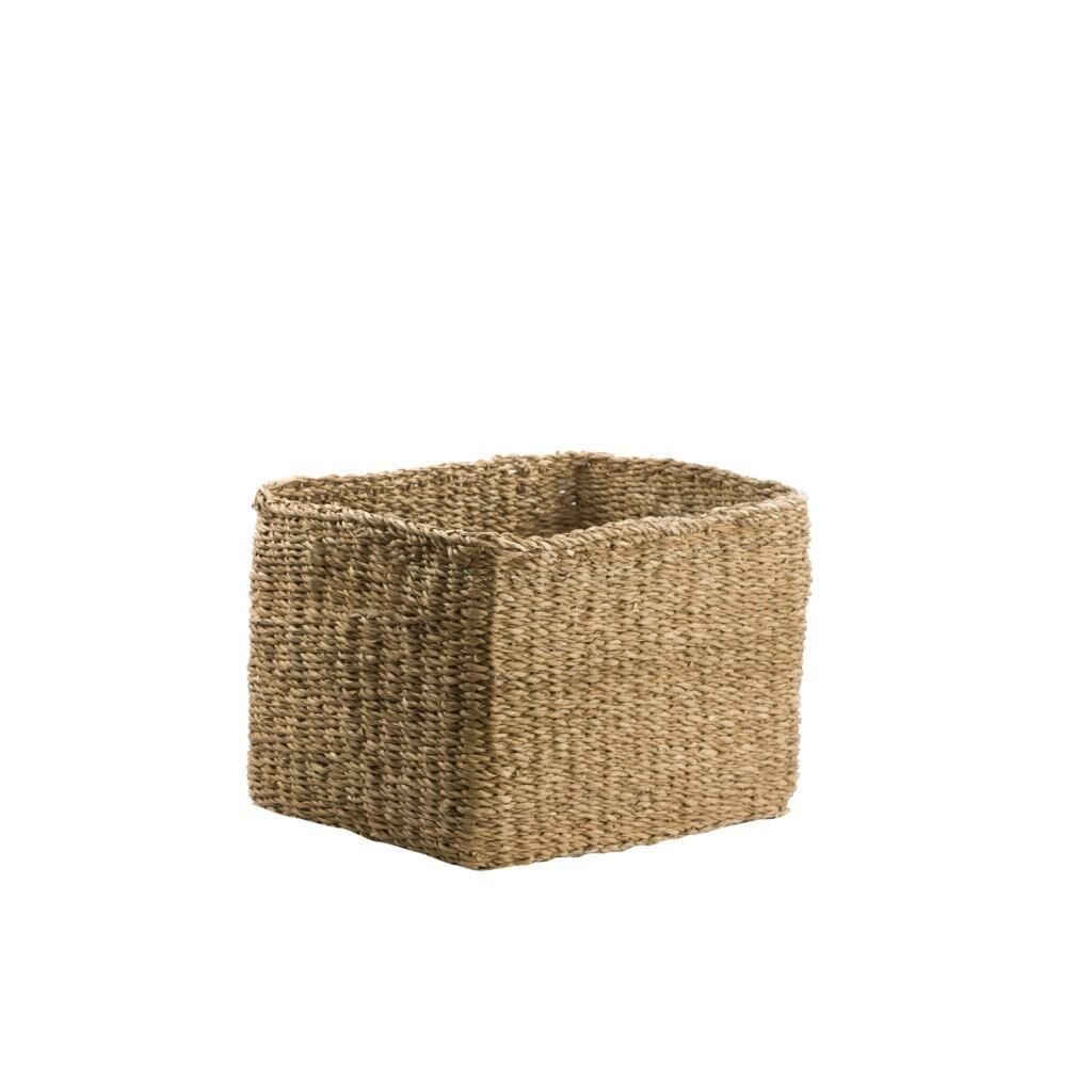 HASIR ÖRME DİKDÖRTGEN SEPET 30x22x20 CM