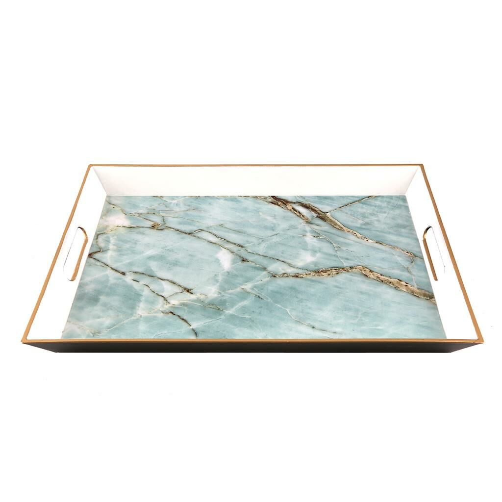 MARBLE DİKDÖRTGEN TEPSİ