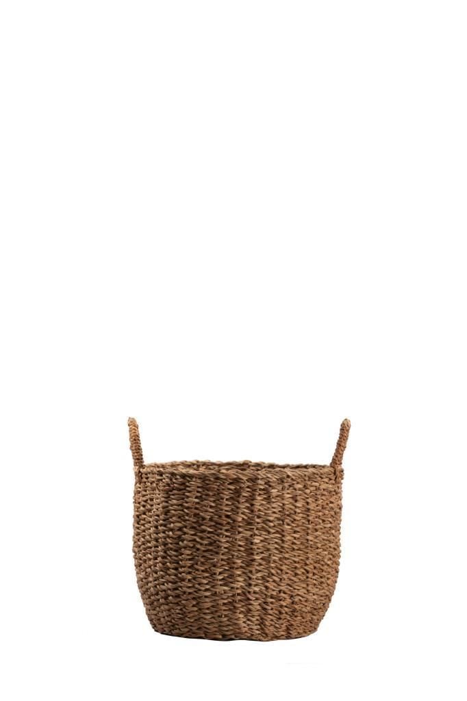 HASIR OVAL KULPLU SEPET 21X25CM