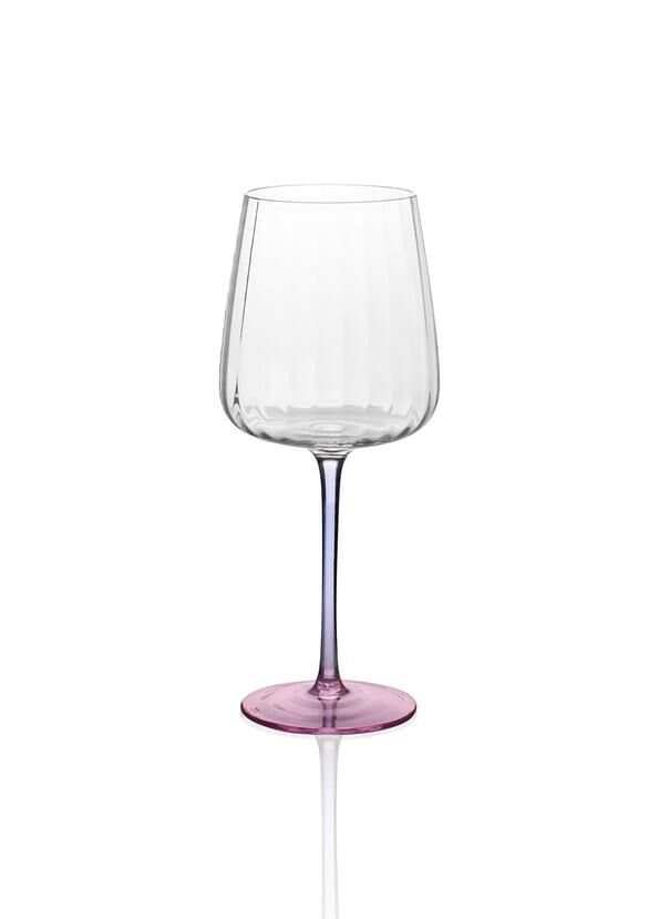 PEMBE MAVİ KADEH 600ML