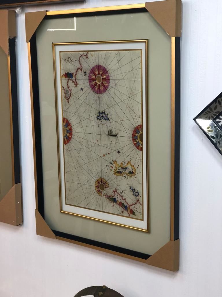 DK9839 ALTIN DESEN1 TABLO 53X73CM
