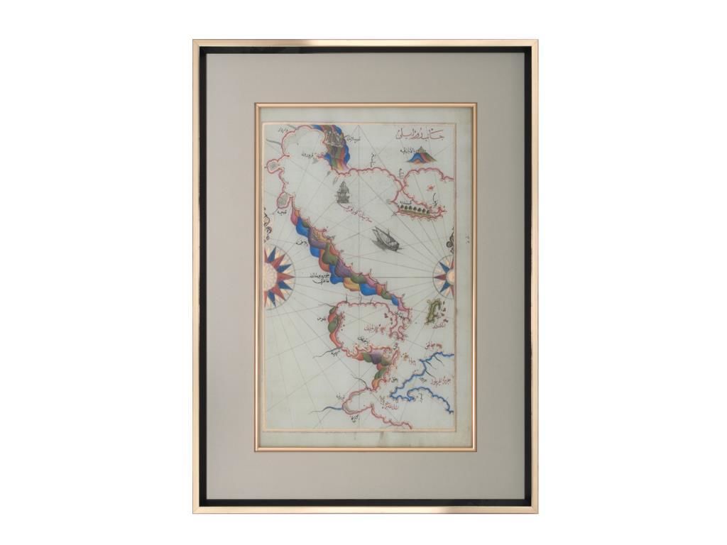 DK9842 ALTIN DESEN2 TABLO 53X73CM