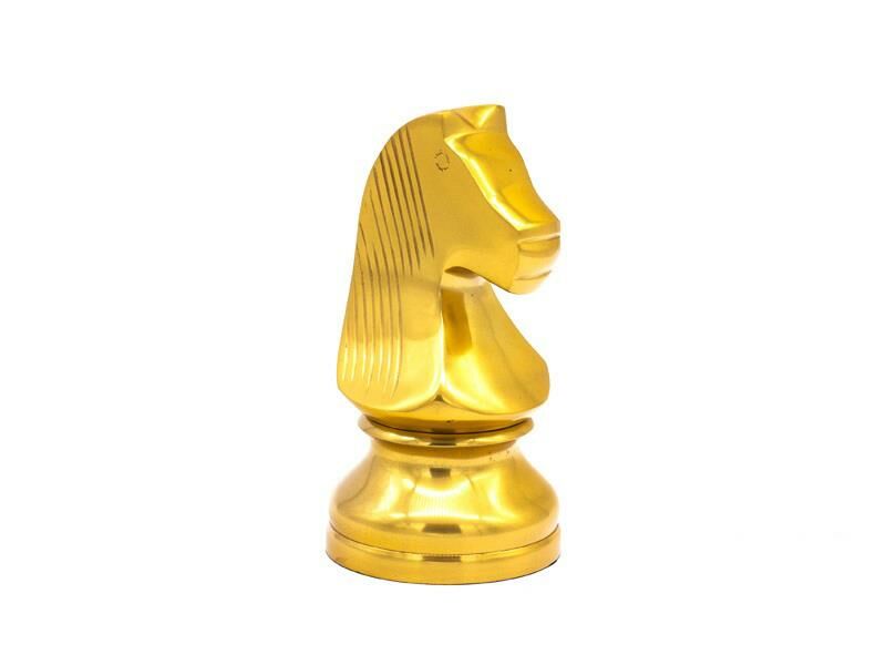ALTIN METAL AT DEKOR 21CM