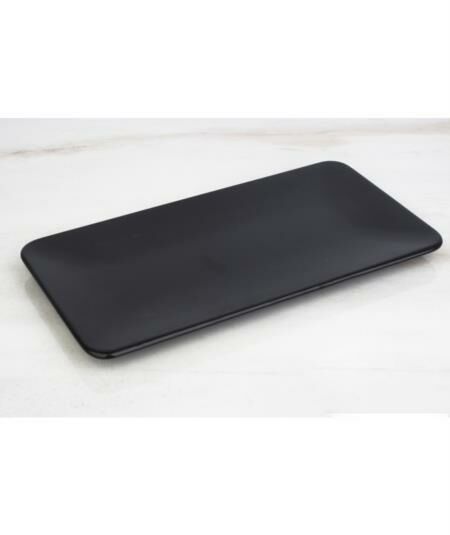 MAT SİYAH SIERA KAYIK TABAK 33CM