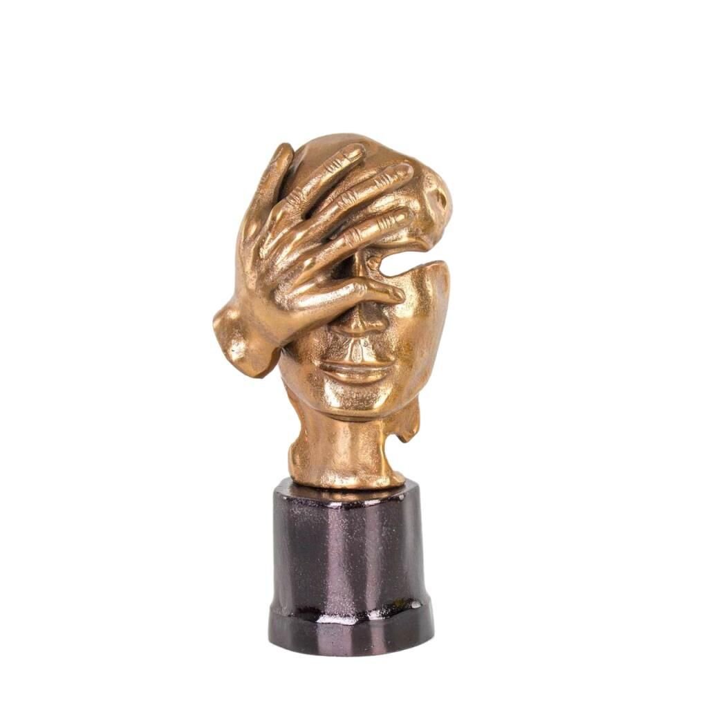 KAHVE BAKIR MASK DEKOR 37CM