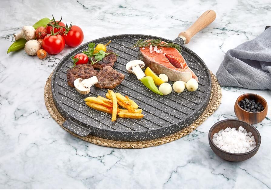 EBRULİ GRANİT DÖKÜM IZGARA TAVA