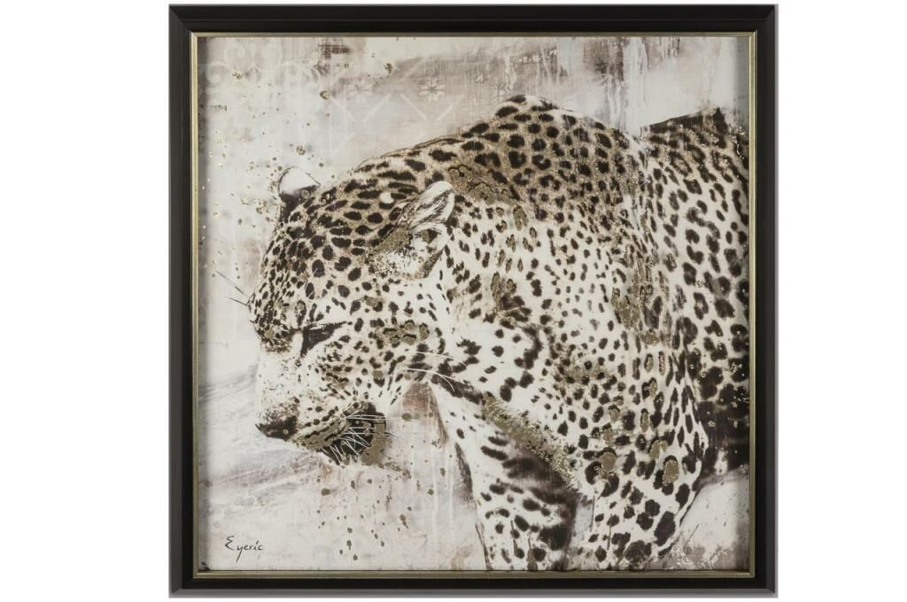 LEOPAR DESEN KARE PANO