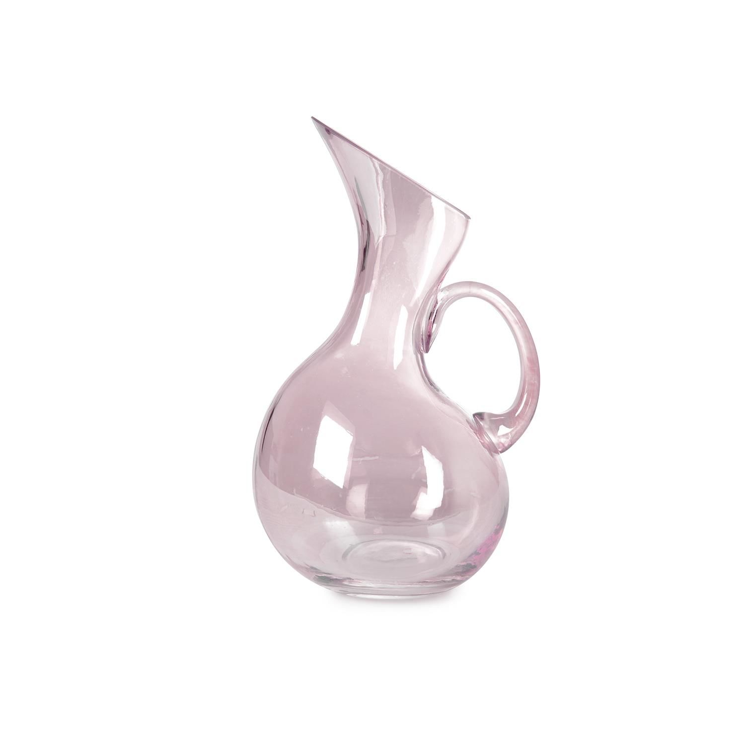 PEMBE CAM DİK ÖRDEK SÜRAHİ