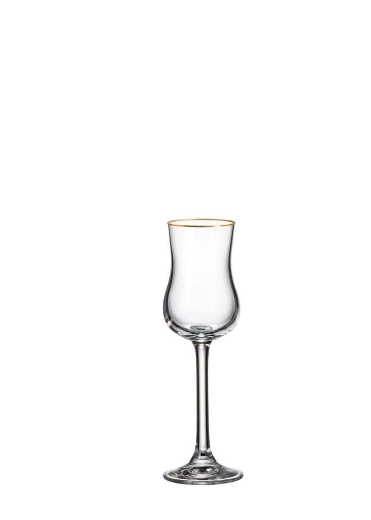 GRAPPA ALTIN YALDIZLI 6'LI KAHVE YANI KADEH