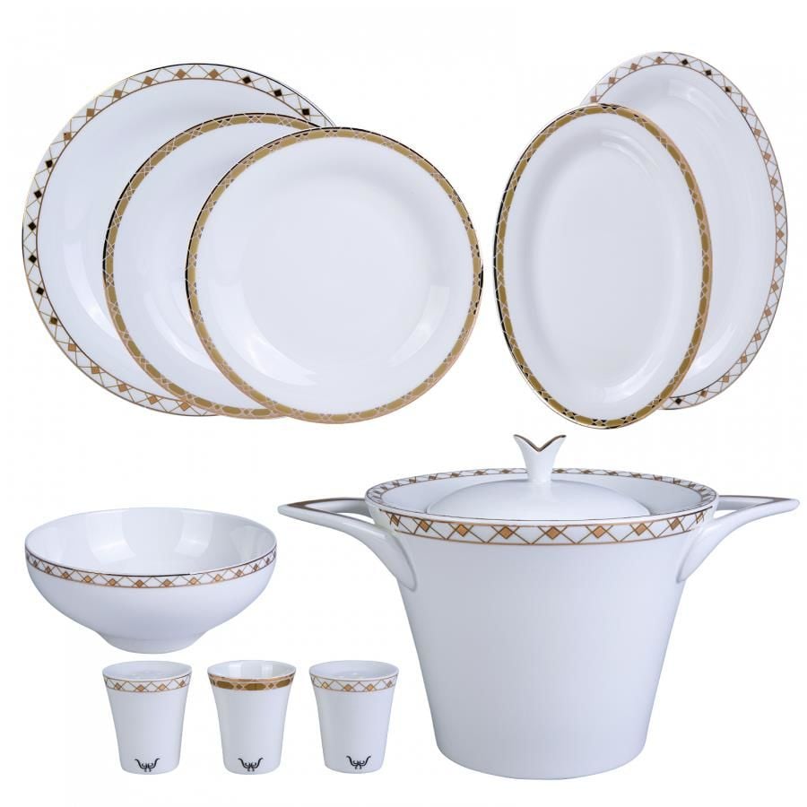SHIELD GOLD 60 PARÇA YEMEK TAKIMI
