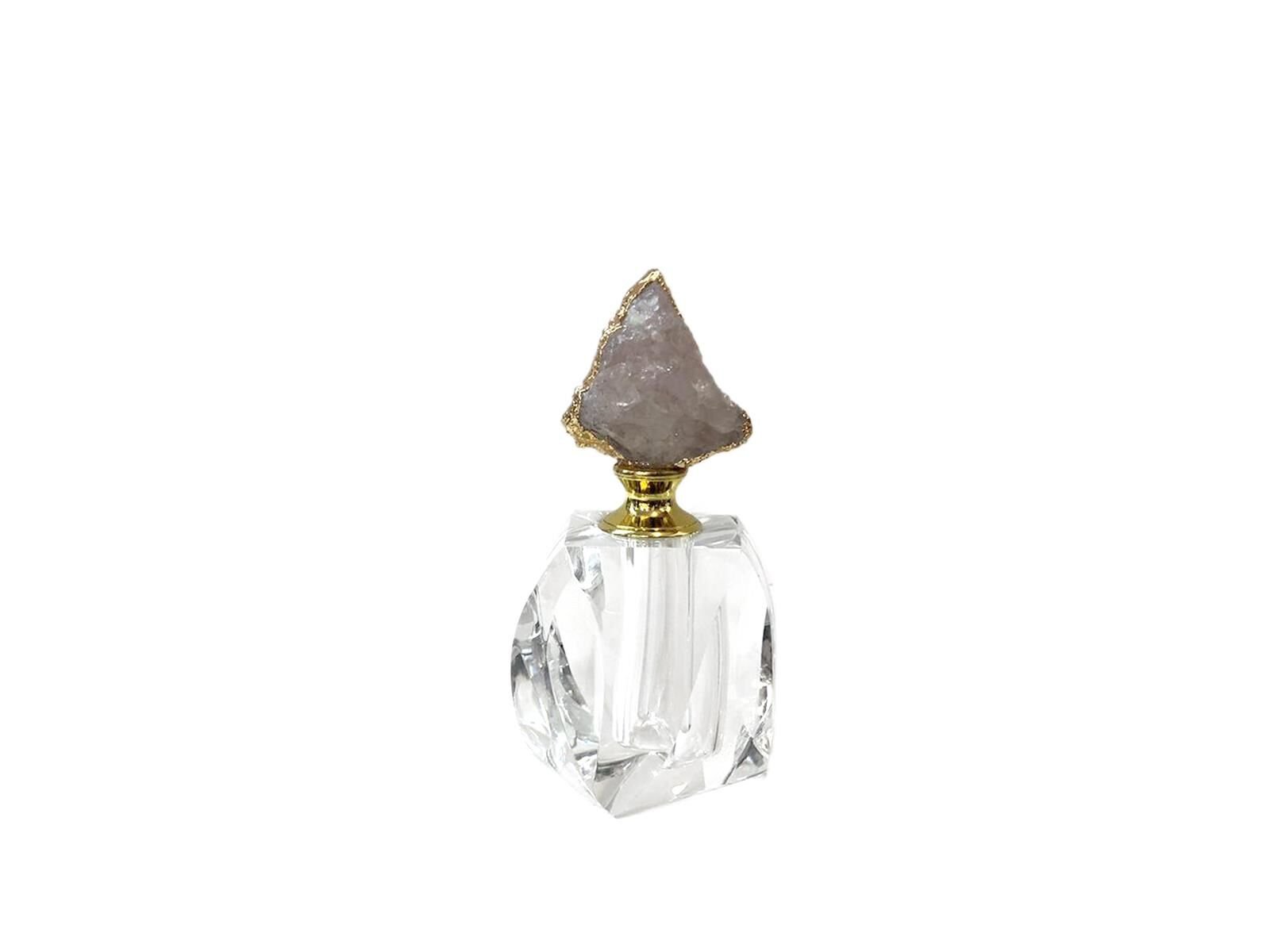 PEMBE KRİSTAL PARFÜM ŞİŞESİ DESEN1