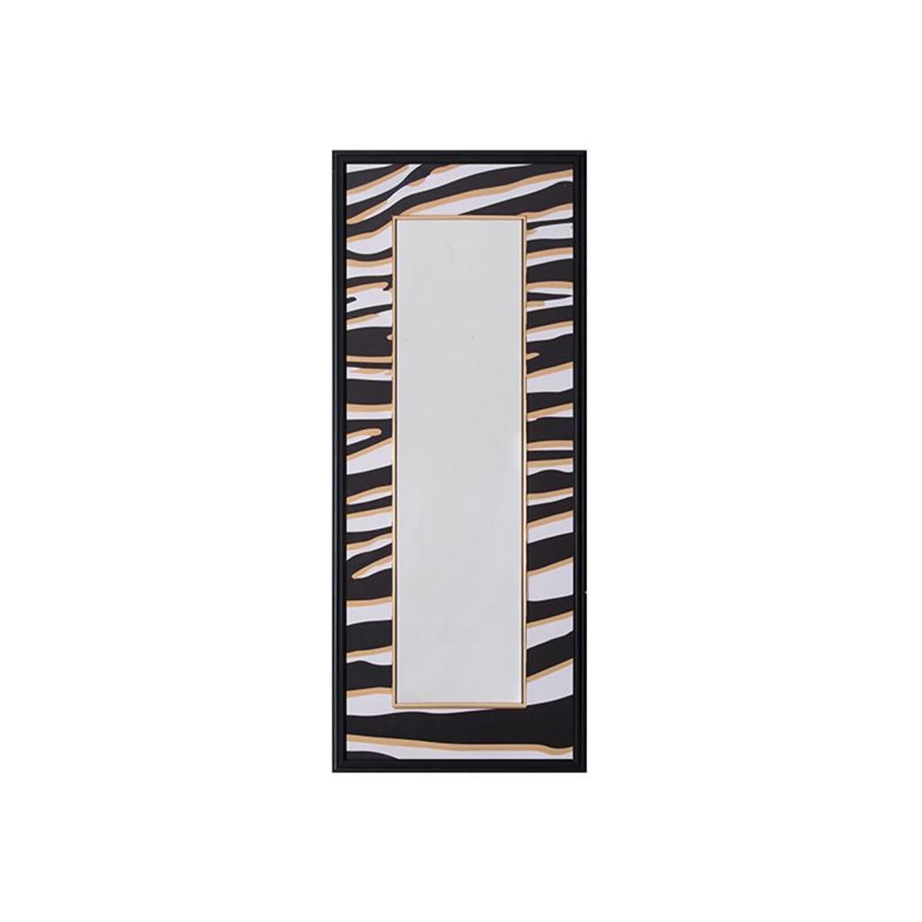 SİYAH ALTIN ZEBRA DESEN AYNA 45X125CM