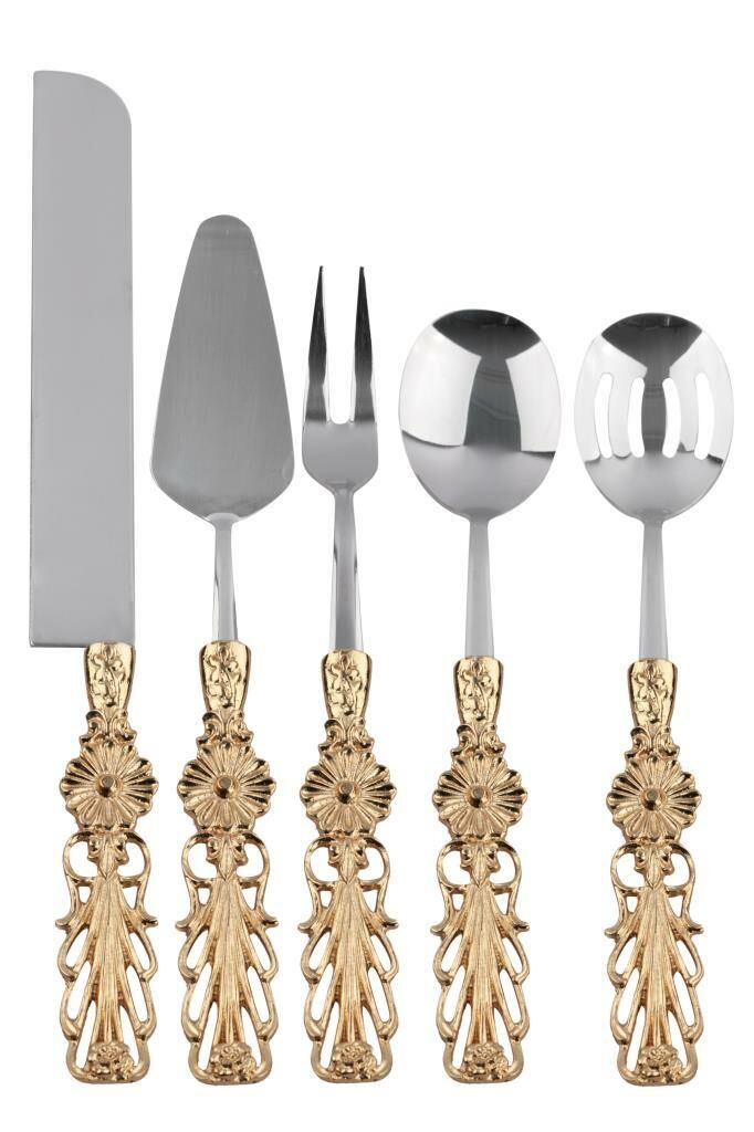 ALTIN KLASİK 5 PARÇA SERVİS SETİ