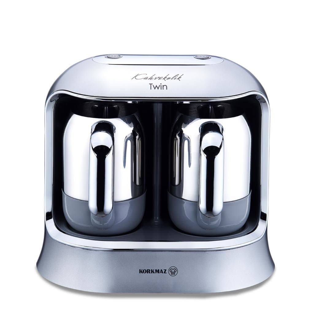 861-06 KAHVEKOLİK TWIN KAHVE MAKİNESİ INOX/KROM