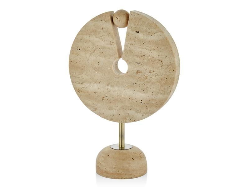 EVZA MERMER TRAVERTEN KİLİT KAİDELİ DEKOR 38CM