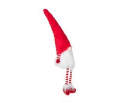 KIRMIZI OTURAN NOEL CÜCE DEKOR 56CM