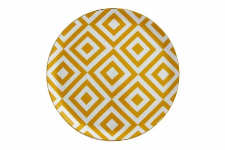MOROCCO SARI DÜZ TABAK 24CM