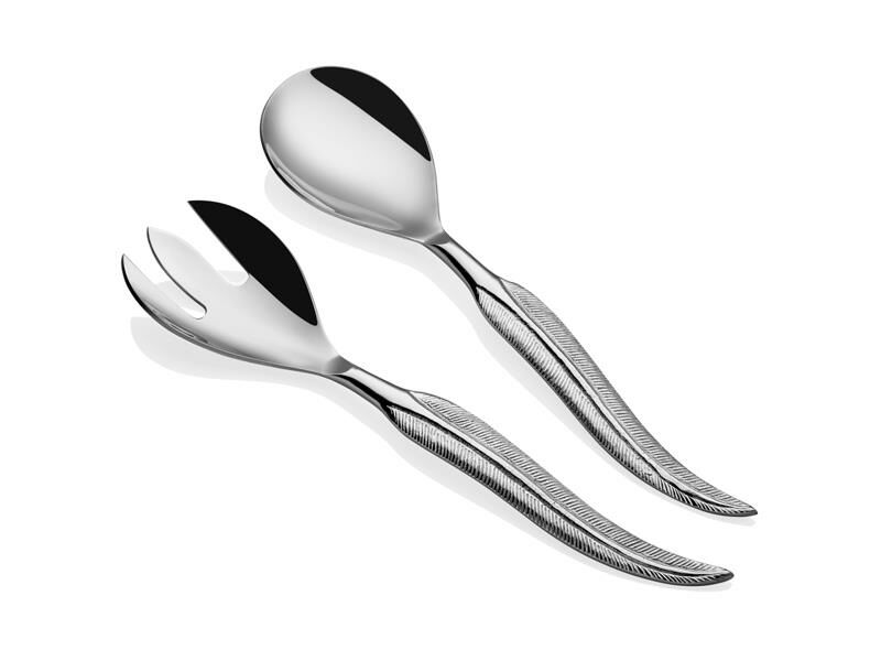 STYLE GÜMÜŞ 2'Lİ SALATA SERVİS SETİ