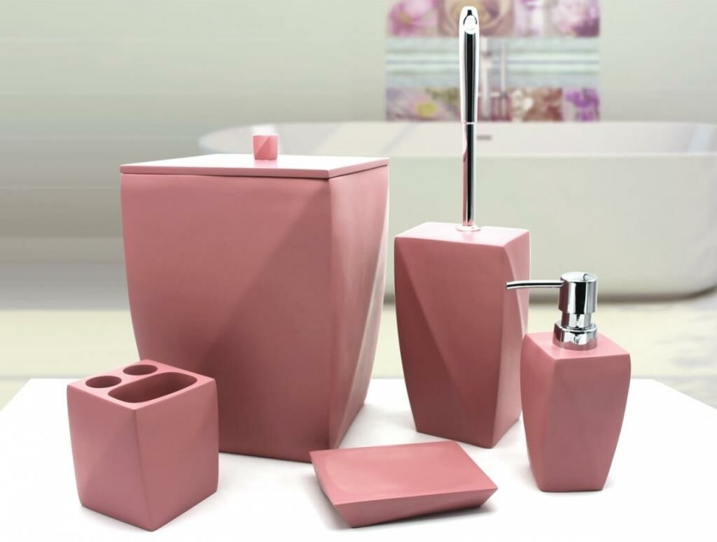 KARYA LİLA 5 PARÇA BANYO SETİ