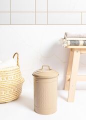 PRİZMA KARAMEL ÇÖP KOVASI&TUVALET FIRÇA SETİ