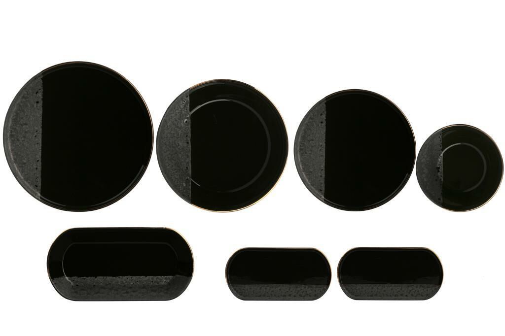 ROYAL BLACK 6 KİŞİLİK 27 PARÇA YEMEK TAKIMI