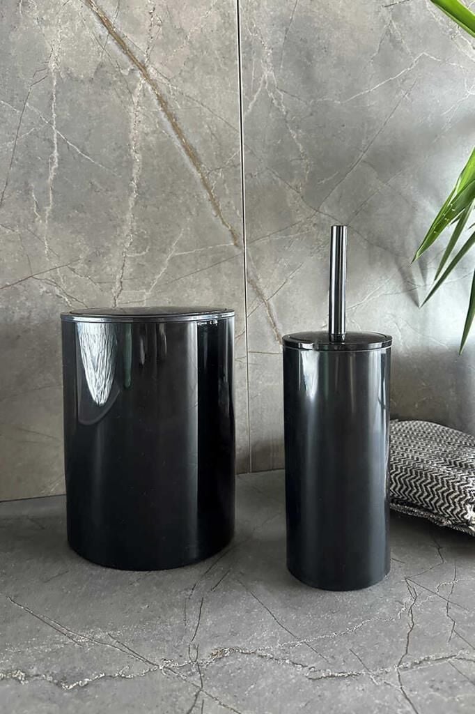 FLORES 2 PARÇA BANYO SETİ SİYAH