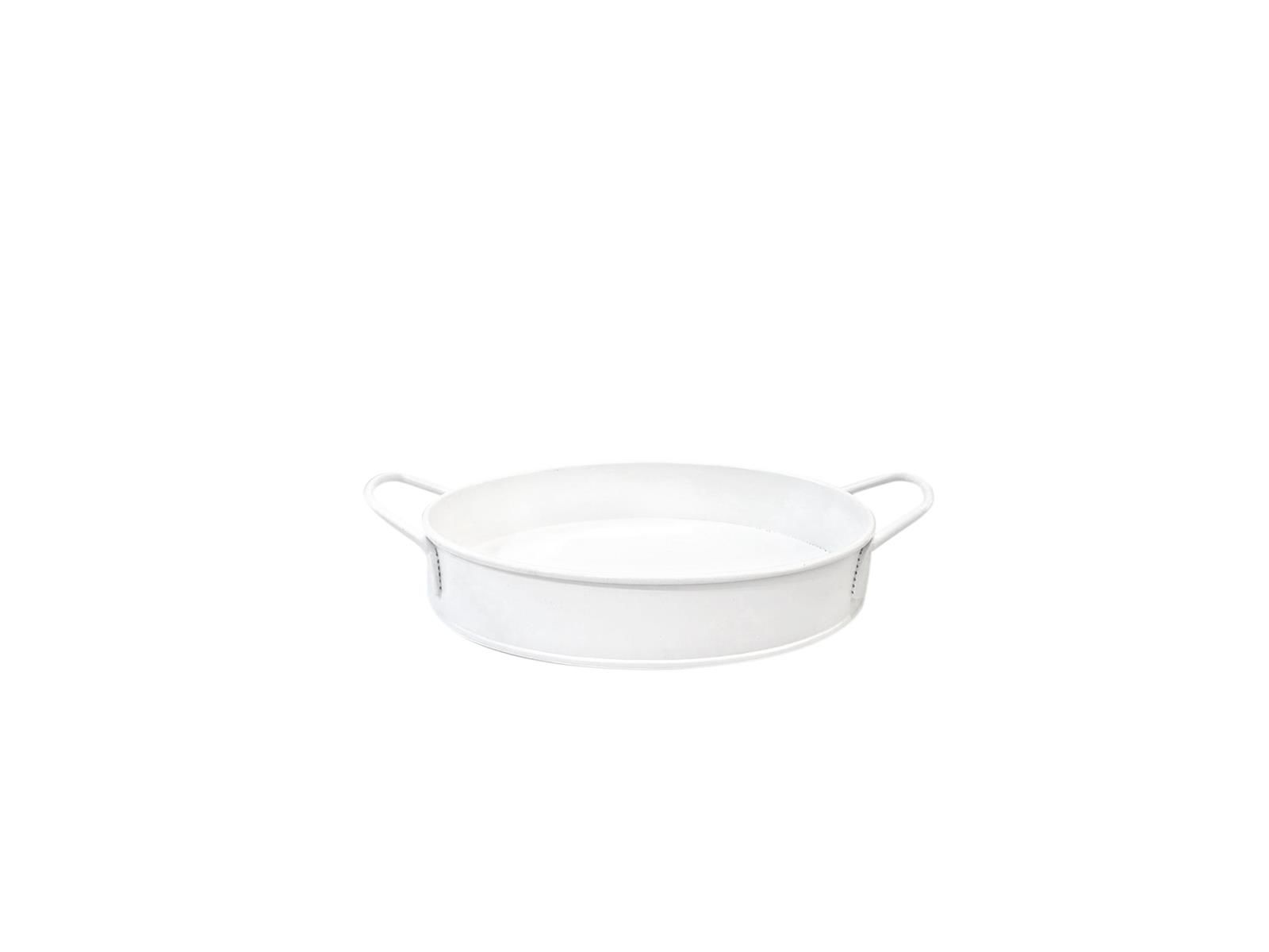 BEYAZ MİNİ OVAL TEPSİ