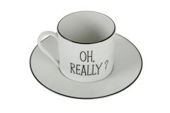 BE HAPPY ÇAY FİNCANI(OH REALLY)