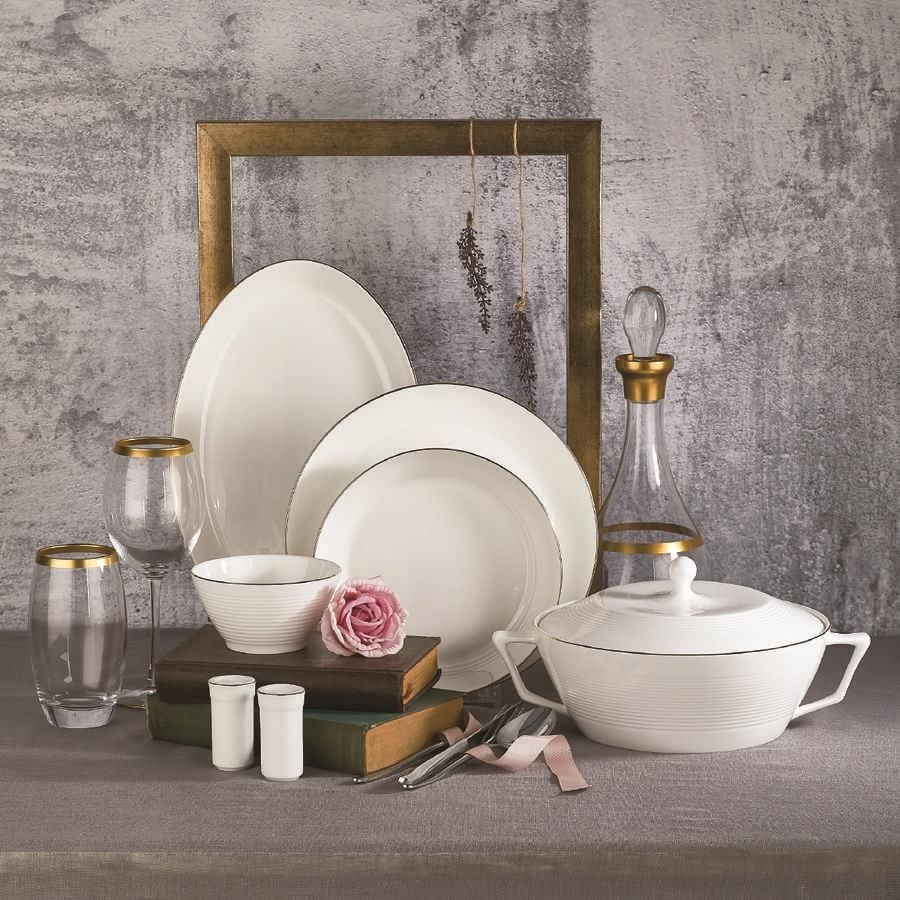 8263 LINES COLLECTION 6 KİŞİLİK 58 PARÇA YEMEK TAKIMI