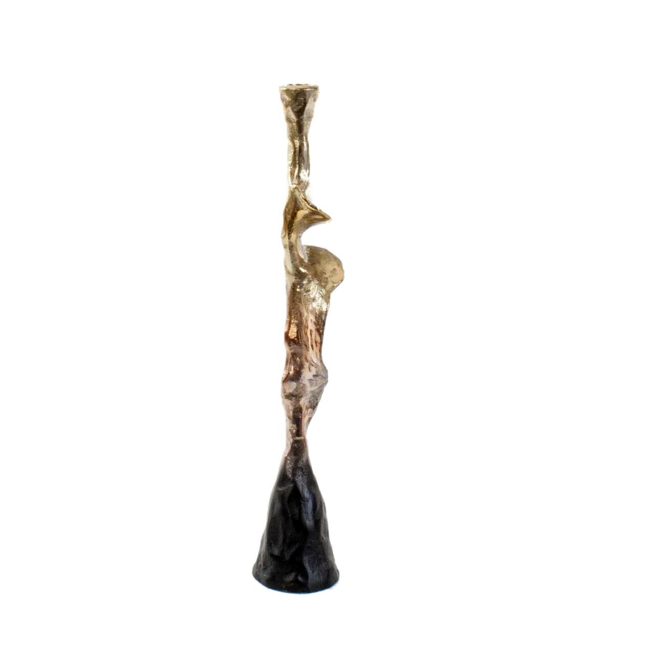 ALTIN BAKIR KAHVE MUMLUK 44CM