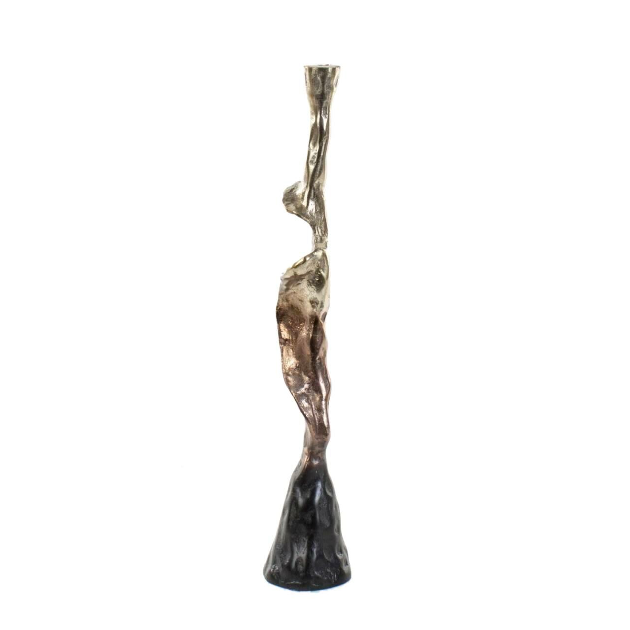 ALTIN BAKIR KAHVE MUMLUK 53CM