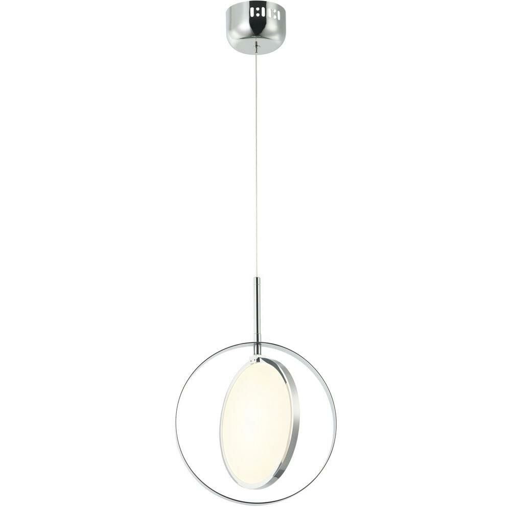 MOLVENO KROM TEKLİ LEDLİ AVİZE K.BOY