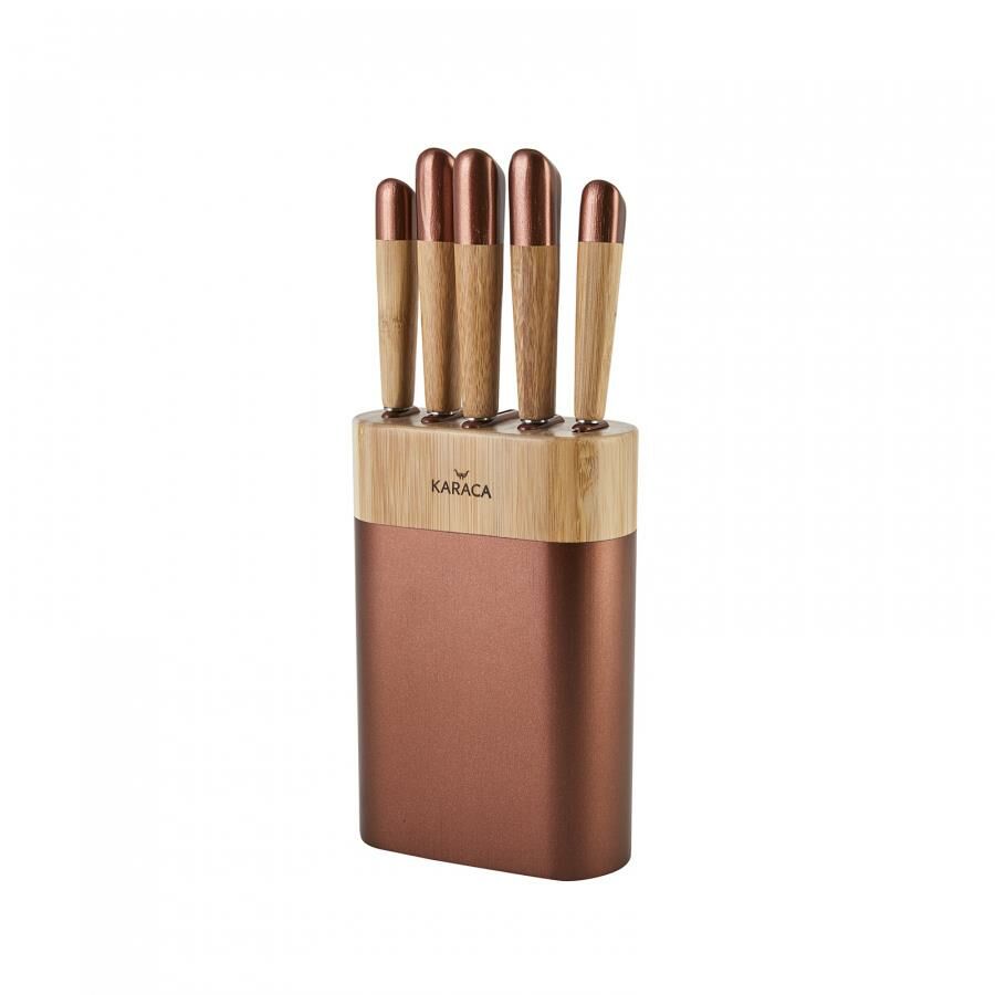 MAPLE ROSEGOLD 6 PARÇA BIÇAK SETİ