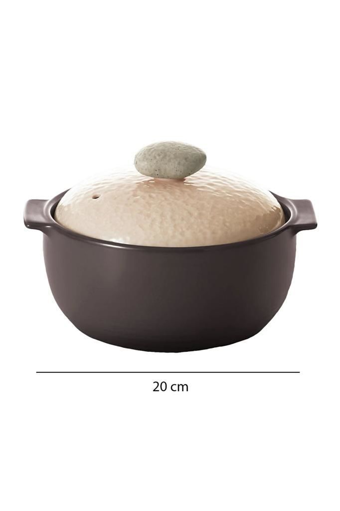 KIZZEL SERAMİK TENCERE SERAMİK KAPAK 2L 20CM