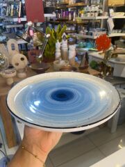 MAVİ PORSELEN 6'LI SERVİS TABAK 25CM