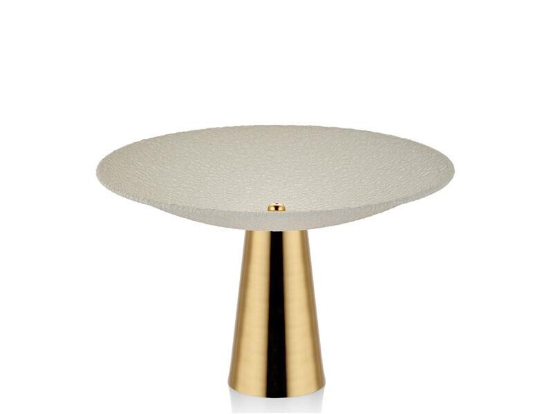 SETA TEXTURED CREAM GOLD AYAKLI SUNUMLUK/DEKOR 29CM